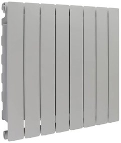 Termosifone in alluminio 8 elementi interasse 600 mm PRODIGE MODERN silver