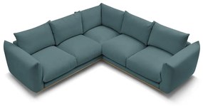 Divano angolare blu Ernest – Bobochic Paris