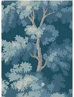 Sandberg Carta da parati panoramica Raphael Forest - Midnight & Blue