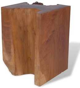 Sgabello in legno massello di teak