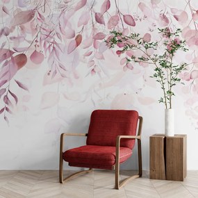 Carta da parati – Tocco Delicato di Natura in Rosa