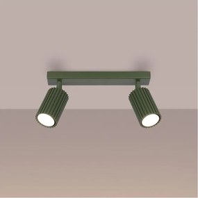 Brilagi - Faretto LED CRESTO 2xGU10/10W/230V verde