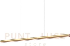 Dorica lampadario a sospensione 140cm led 3000k 35w  3900 lm rame l...