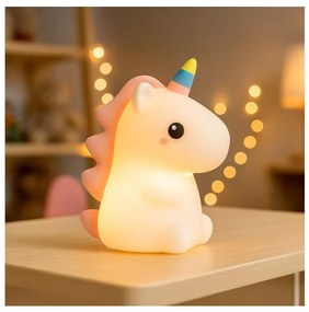 Luce notturna per bambini LED RGBW ricaricabile e dimmerabile UNICORN LED/1W/5V 1200 mAh