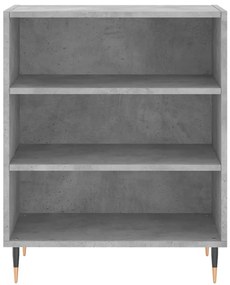 Credenza grigio cemento 57x35x70 cm in legno multistrato