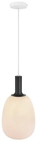 Nordlux - Lampadario a cavo ALTON 1xE27/60W/230V bianco/nero/ottone