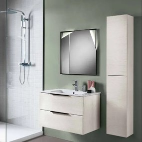 Mobile da bagno BALI 60 cm sospeso in nobilitato Bianco Nordico