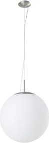 Eglo 63271 - Lampada a sospensione su cavo PIEDALE 1xE27/60W/230V Ø 43 cm cromo opaco