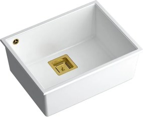 Lavello in granito DAVID 50 White