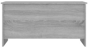 Tavolino grigio sonoma 102x55,5x52,5 cm in legno multistrato