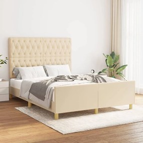 Giroletto Senza Materasso Crema 140x200 Cm İn Tessuto /