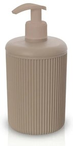 Dispenser sapone da appoggio tortora in plastica Ring