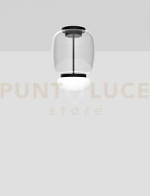 Faro lampada da soffitto g cristallo bianco nero opaco 2 l3202 led ...