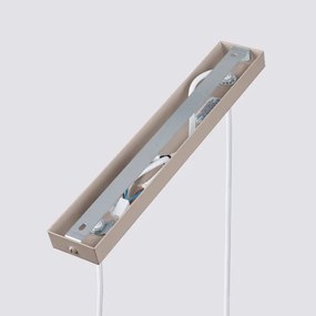 Brilagi - Lampadario a sospensione con filo CRESTO 2xGU10/10W/230V taupe