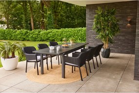 Černá plastová zahradní židle Cairo – Hartman