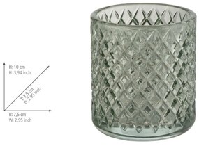 Portaspazzolino color menta in vetro Atessa – Wenko