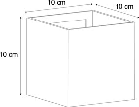 Applique da esterno scandinava con stampa legno con LED IP54 - Edwin