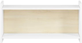 Mensola da parete per bambini BUBO 35x72 cm bianco/rovere chiaro