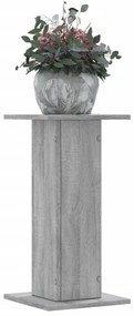 Supporti Per Piante 2 Pz Grigio Sonoma 30x30x60cm İn Truciolato /