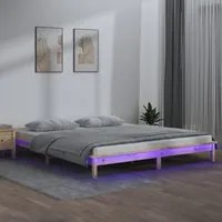 Giroletto con LED 120x190 cm 4FT Small Double in Legno Massello