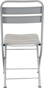 ROMANUS - sedia da giardino pieghevole salvaspazio in ferro