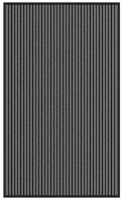 Zerbino A Strisce Nere E Grigie 90x150 Cm /