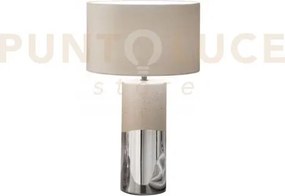 Lume tataka rosa cipria con paralume in velluto 1 luce attacco e27 ...