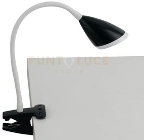 Lampada da lettura led hegel nera con pinza 3,7w 450lm 4000k 9,5x9,...