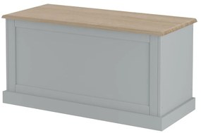 Cassapanca grigia 90x45 cm Binz - Støraa