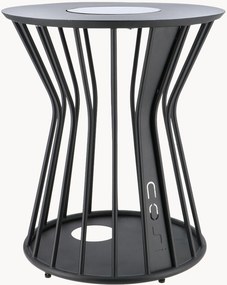 Tavolino rotondo LED da interno e esterno con pannello solare Cosilumia