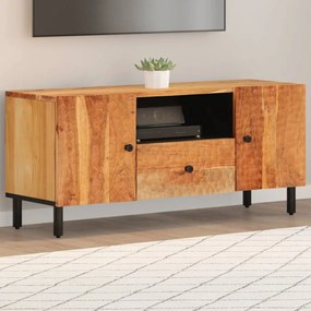 Mobile porta tv 105x33x46 cm in legno massello di acacia