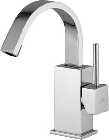 Paffoni Level Lea838st Miscelatore Bidet Girevole Canna Piatta Senza Piletta Steel Acciaio