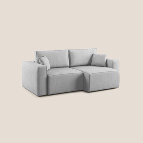 Morfeo divano con sedute estraibili in morbido tessuto impermeabile T02 grigio chiaro