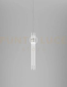 Diadema sospensione cm cristallo cromo lucido l32cc led 3000k 12w 1...