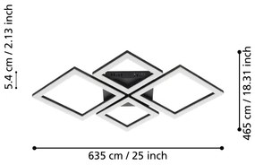 Eglo 900318 - Plafoniera LED dimmerabile PARANDAY-Z LED/42W/230V