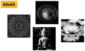 Set di quadri – Buddha tranquillo