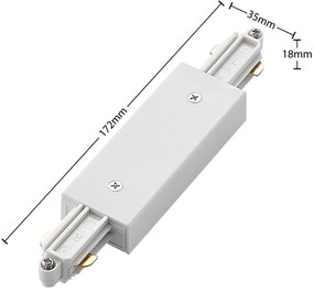 Alimentatore centrale Lindby Linaro, bianco, sistema monofase