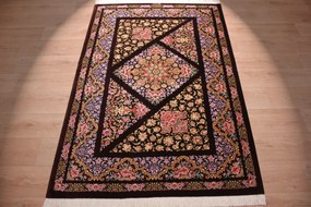 Ghom Tappeto 200x130 (Iran) Annodato A Mano