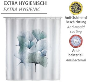 Tenda da doccia lavabile, 180 x 200 cm Ginkgo - Wenko
