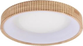 Brilagi - Plafoniera LED FALCON WOOD MODERN LED/40W/230V Ø 60 cm, finitura in legno