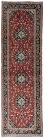 Kashan Tappeto 100x310 Rosso (Iran) Annodato A Mano