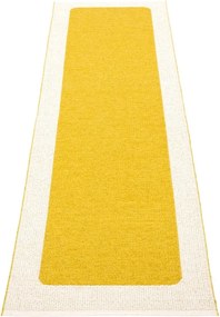 Passatoia da interno/esterno color senape/color crema 70x240 cm Ilda Mustard – Pappelina