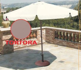 Ombrellone con palo centrale 3 mt – Alluminio, colore tortora