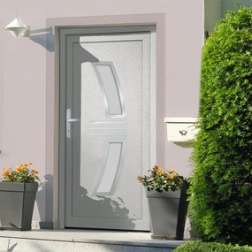 Porta Ingresso Bianca 108x200 Cm İn Pvc /
