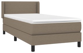 Giroletto a molle con materasso tortora 80x200 cm intessuto