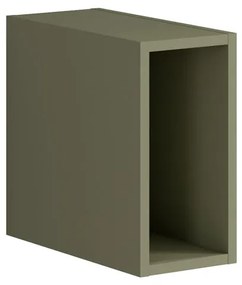 Struttura pensile da bagno Pixel laccato opaco verde salvia L 20 x H 40 x P 45.5 cm
