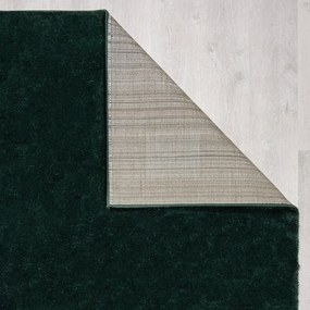Tappeto in fibra riciclata verde scuro 120x170 cm Sheen - Flair Rugs