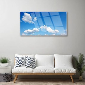 Quadro vetro acrilico Cielo, nuvole, paesaggio 100x50 cm