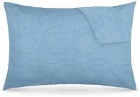 Coppia federe cotone blu