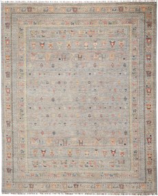 Samarkand Tappeto 300x250 Grigio (Pakistan) Annodato A Mano